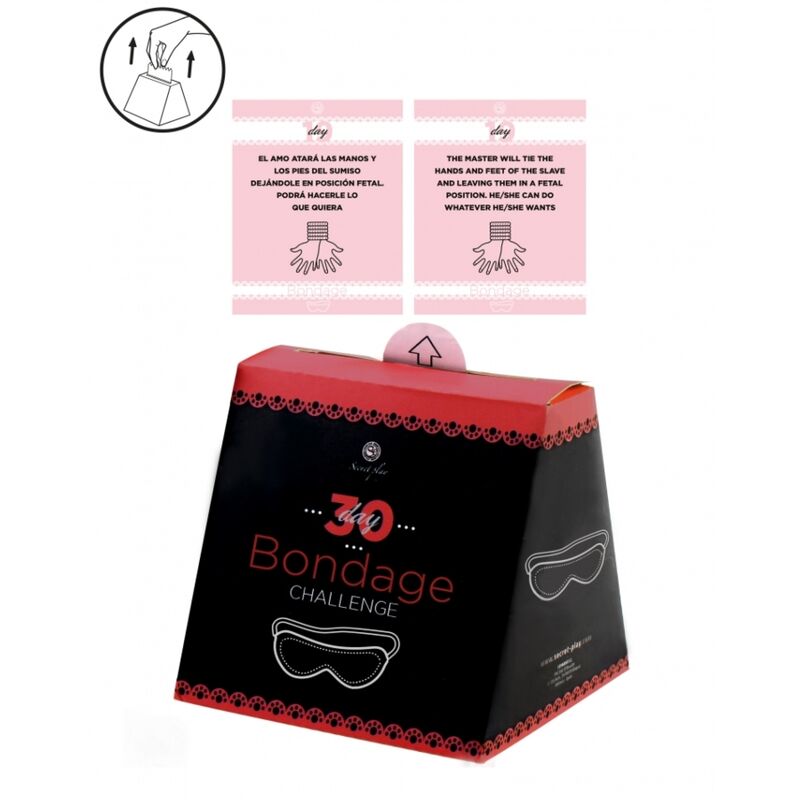 Jeu de défis bondage 30 jours — SECRETPLAY 100% GAMES