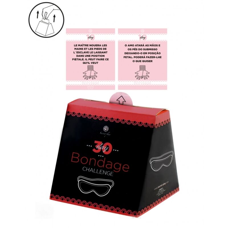 Jeu de défis bondage 30 jours — SECRETPLAY 100% GAMES