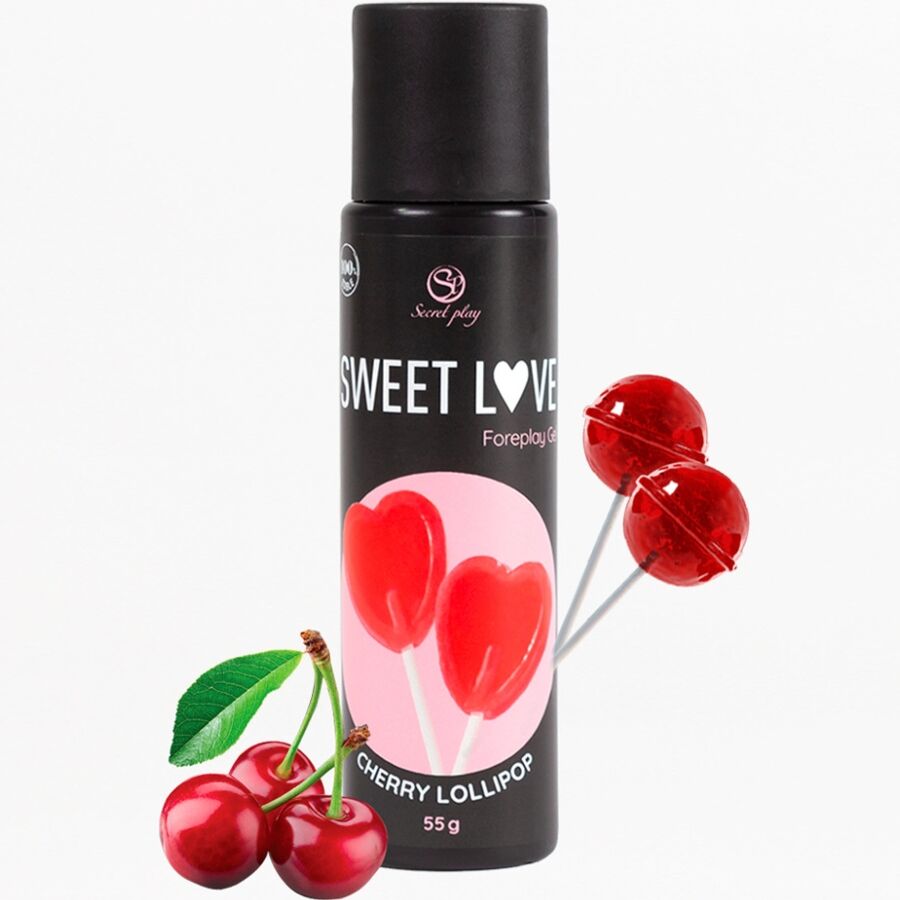 Gel lubrifiant comestible parfum cerise douce — SECRETPLAY COSMETIC