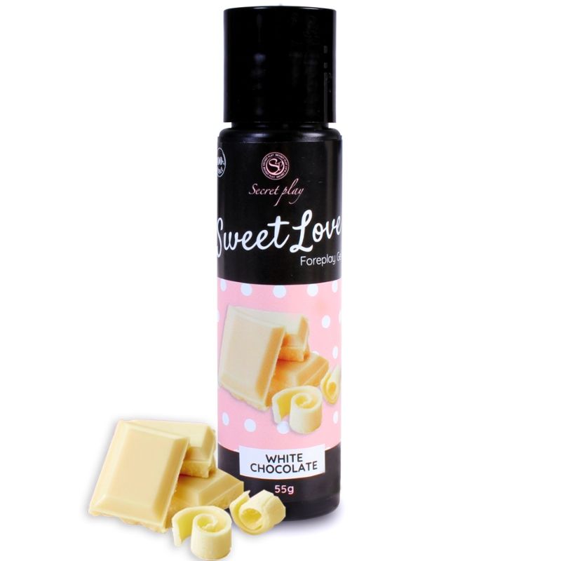 Gel lubrifiant comestible chocolat blanc — SECRETPLAY COSMETIC