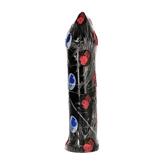 Godemichet noir de 24 cm — ALL BLACK
