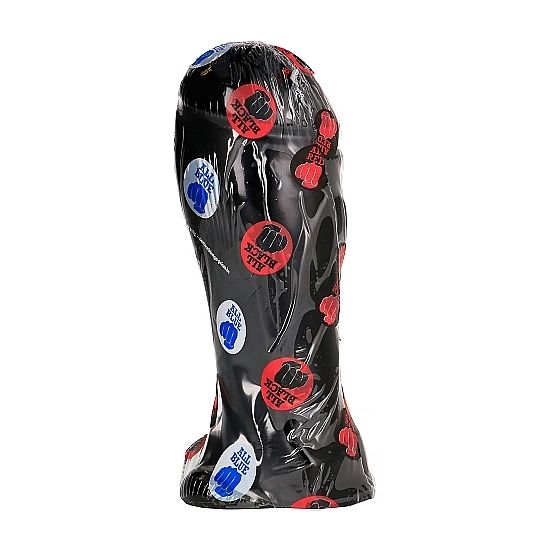 Godet extra-large 22 cm à bout large et testicules — ALL BLACK
