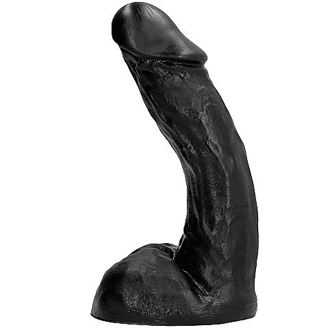 Gode noir flexible 23 cm — ALL BLACK