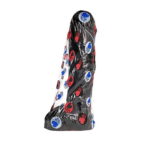 Gode extra-long texturé aux veines prononcées — ALL BLACK