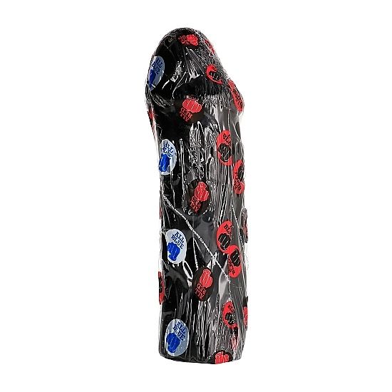 Gode long 28 cm sans testicules — ALL BLACK