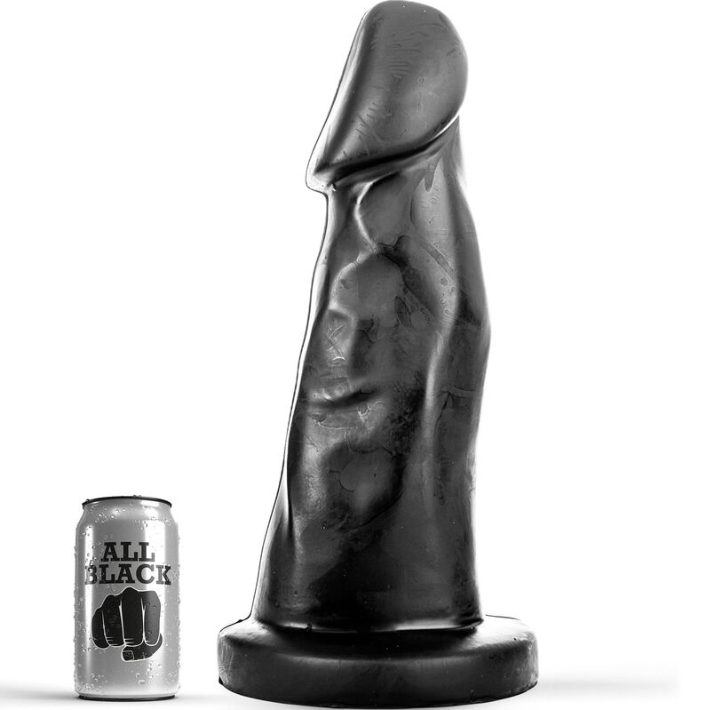 Gode massif noir 27 cm — ALL BLACK