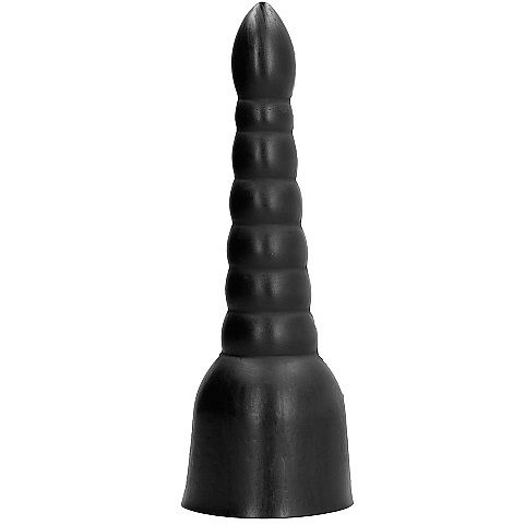 Gode noir texturé extra-long — ALL BLACK