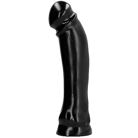 Gode long noir intense 33 cm — ALL BLACK