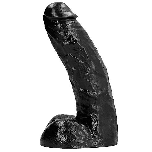 Godemichet noir long 25,5 cm — ALL BLACK