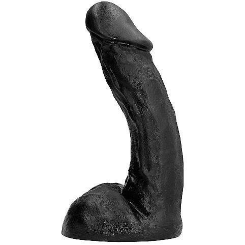 Gode courbé haut de gamme 28 cm — ALL BLACK