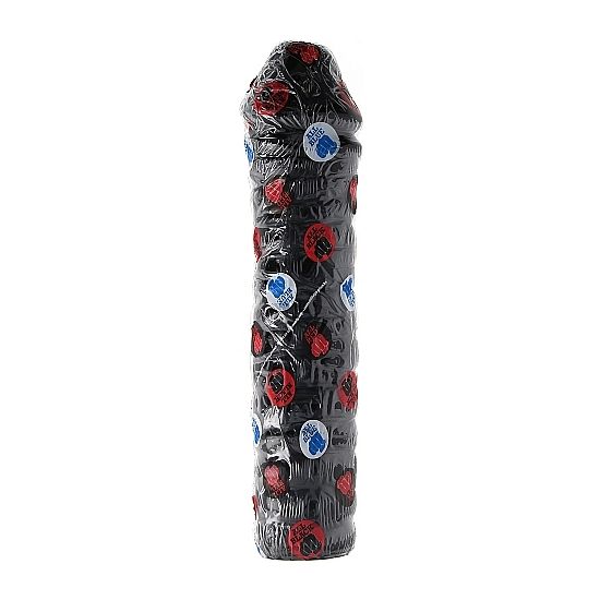 Gode nervuré taille XL 38 cm — ALL BLACK