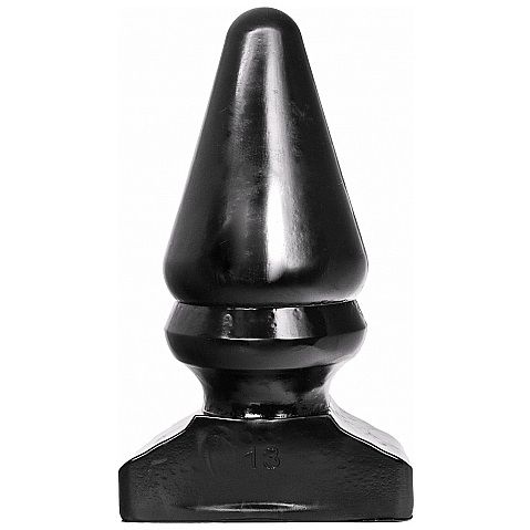 Plug anal conique extra-large — ALL BLACK