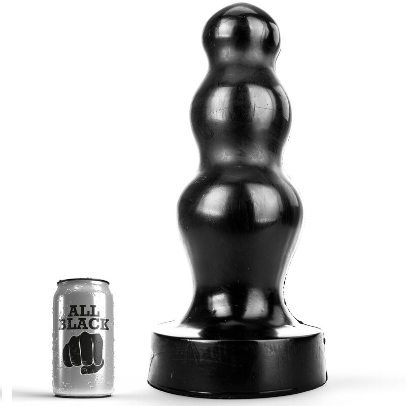 Plug anal extra-long grande taille 38 cm — ALL BLACK