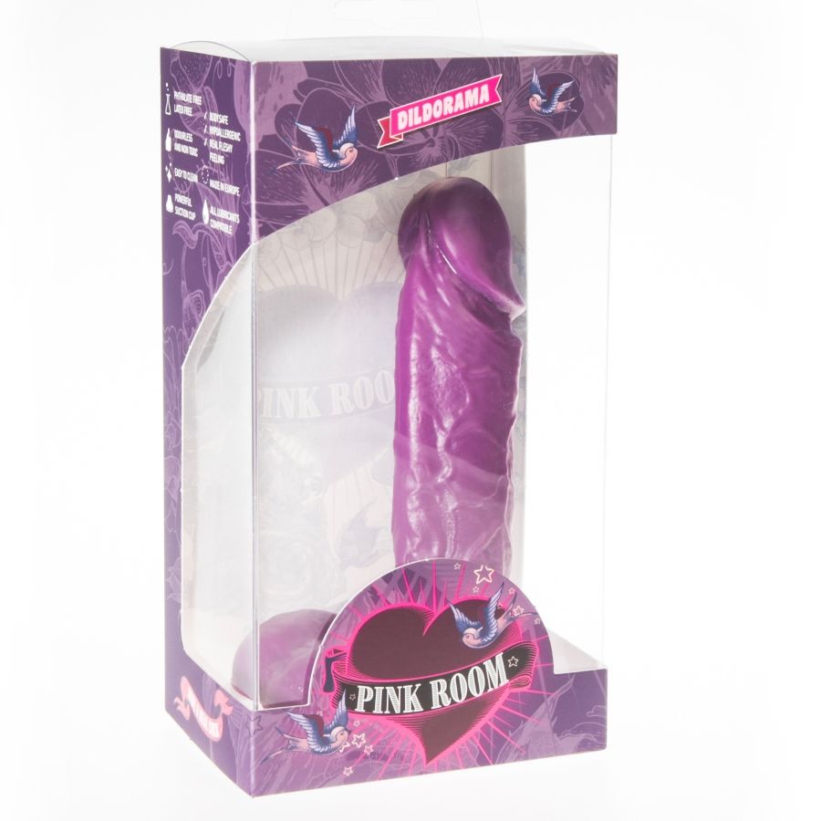 Godemichet réaliste Amadeo violet 15,5 cm — PINK ROOM