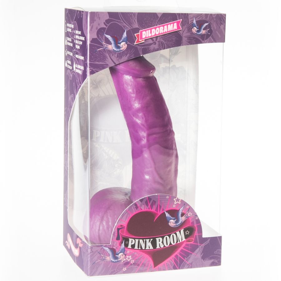 Gode réaliste Connor violet 16 cm — PINK ROOM