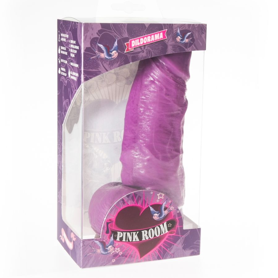 Gode réaliste Dayan violet 17 cm — PINK ROOM