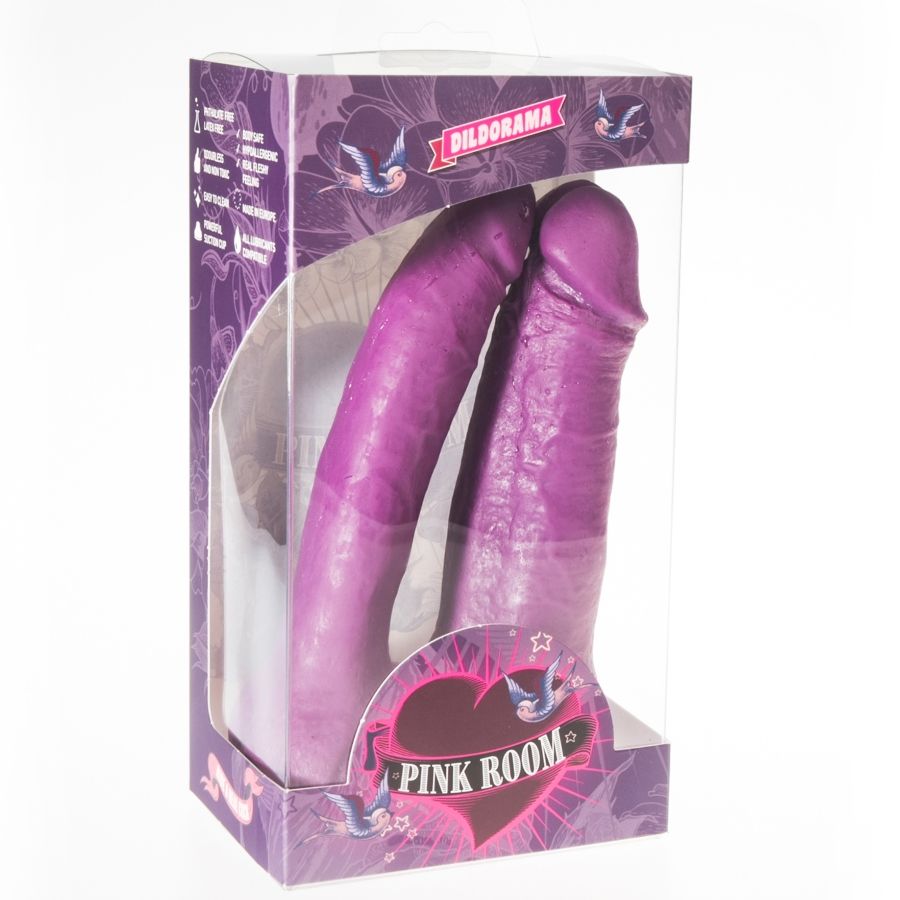 Gode réaliste violet Arthus 17 cm — PINK ROOM