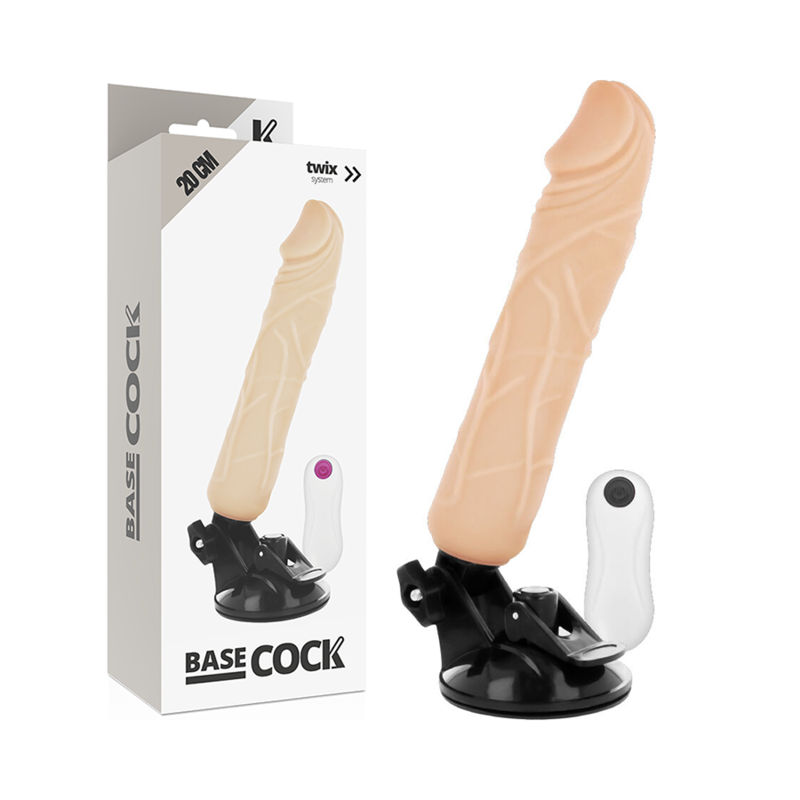 Vibrateur réaliste télécommandé 20 cm — BASECOCK
