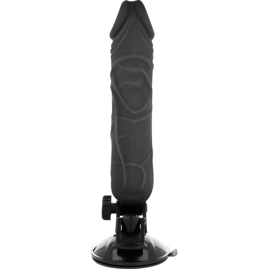 Vibrateur réaliste télécommandé noir 20 cm — BASECOCK