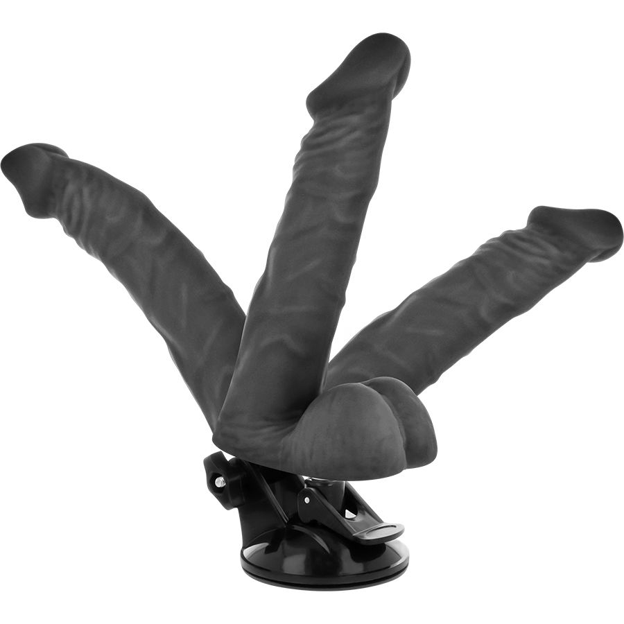 Vibrateur articulé réaliste télécommandé noir — BASECOCK