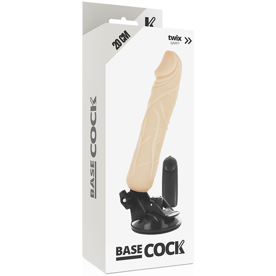 Vibrateur réaliste télécommandé 20 cm — BASECOCK