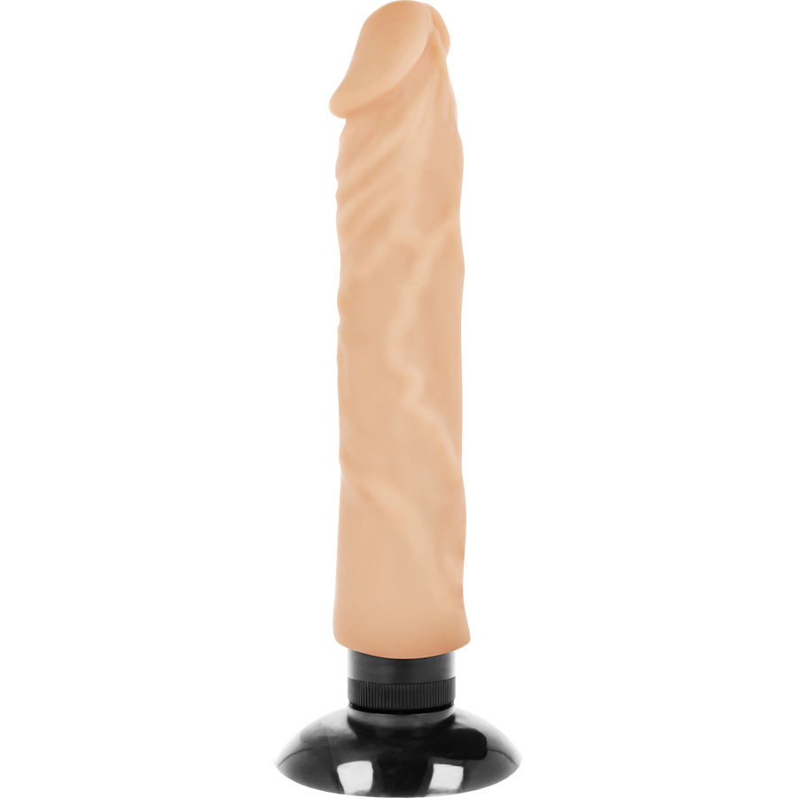Vibrateur réaliste 2-en-1 naturel 20 cm — BASECOCK
