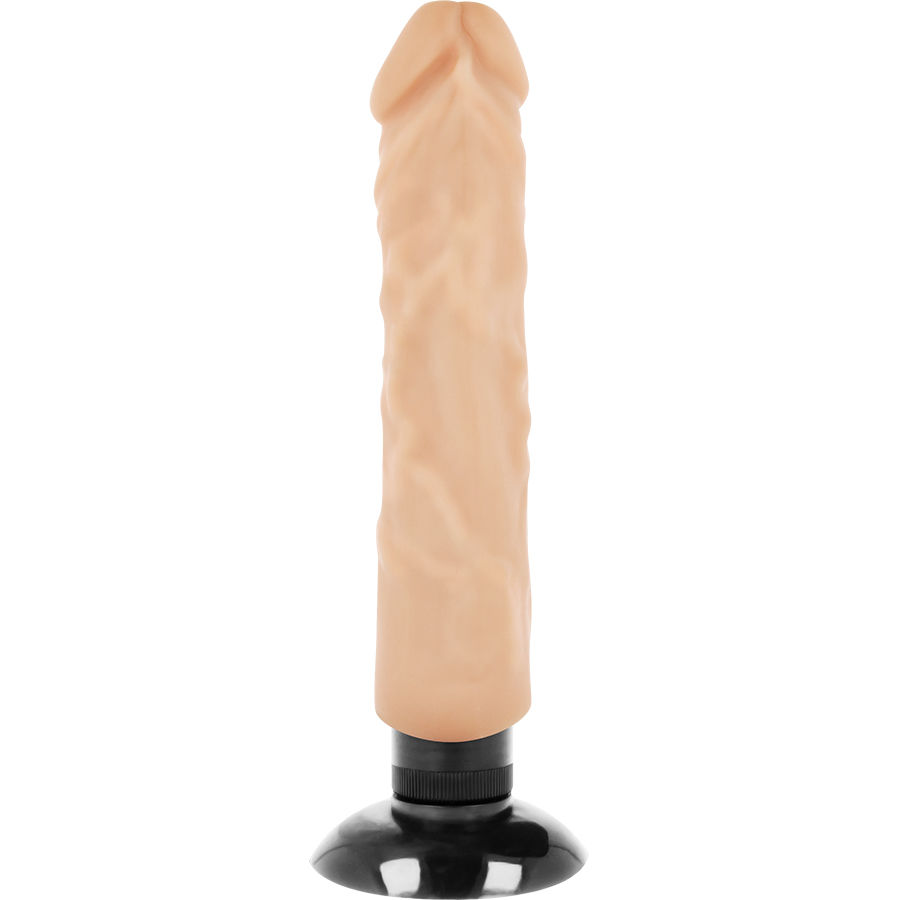 Vibrateur réaliste 2-en-1 naturel 20 cm — BASECOCK
