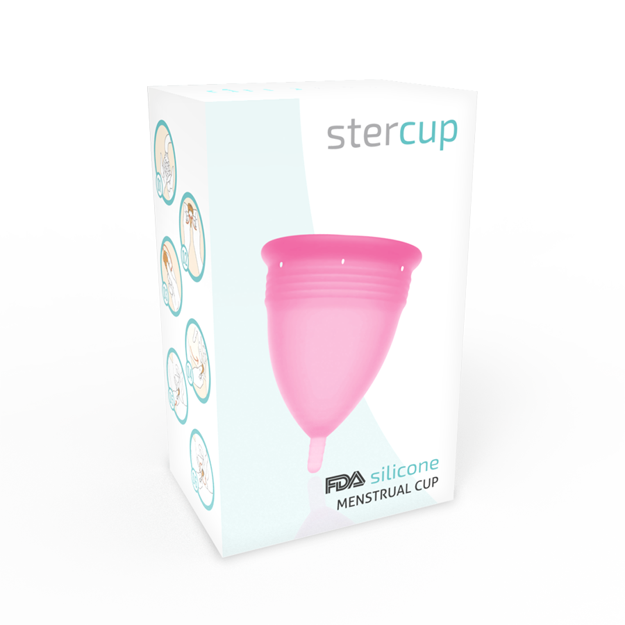 Coupe menstruelle en silicone rose, taille S — STERCUP