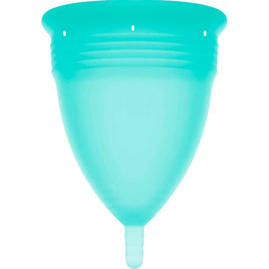 Coupe menstruelle en silicone FDA aigue-marine taille S — STERCUP