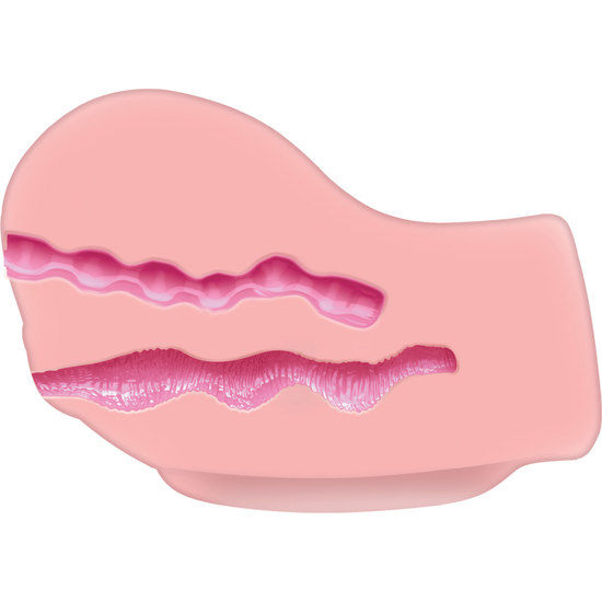Vibrating Double Orifice Masturbator — ACT