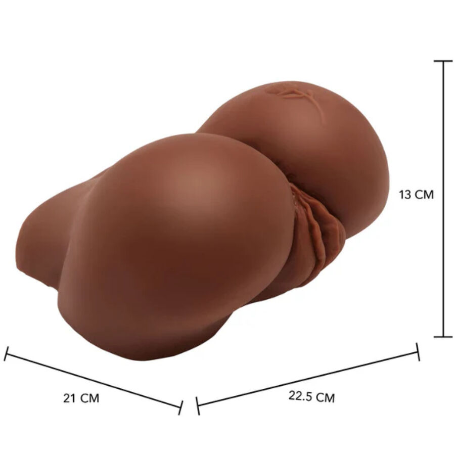 Realistic Dual-Orifice Vibrating Masturbator — ACT