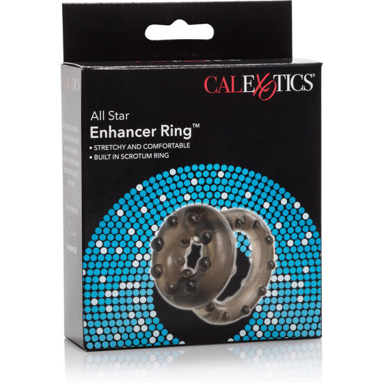 Bague double améliorateur avec anneaux pénien et testicules — CALEXOTICS