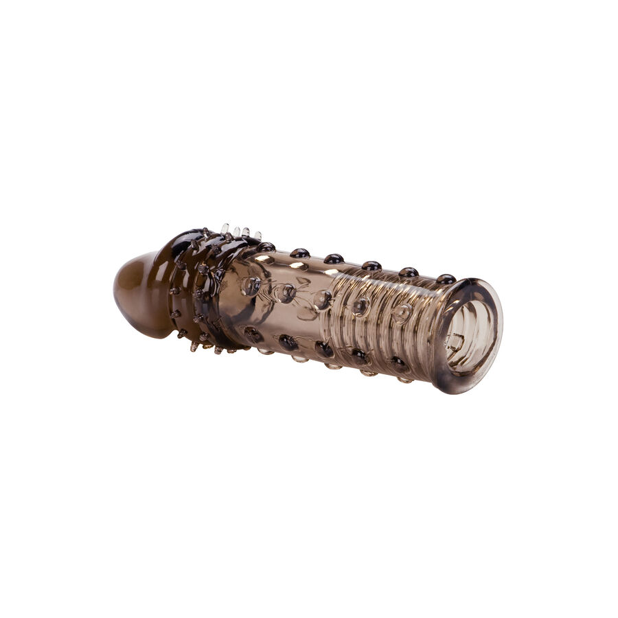 Extensor peniano texturizado transparente — CALEXOTICS