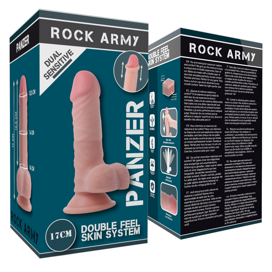 Gode réaliste double densité Panzer 17 cm — ROCK ARMY