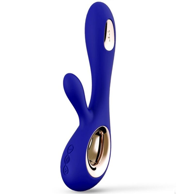 Vibromasseur rabbit WaveMotion bleu nuit — LELO