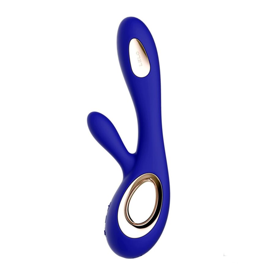Vibromasseur rabbit WaveMotion bleu nuit — LELO