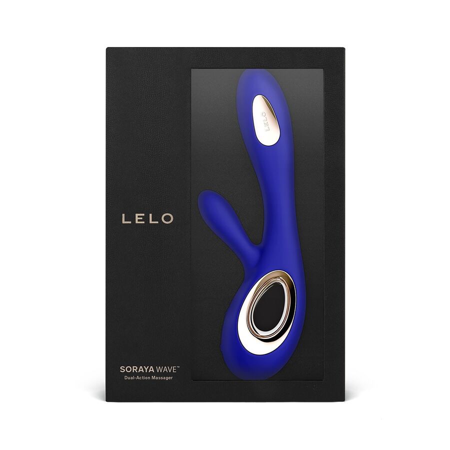 Vibromasseur rabbit WaveMotion bleu nuit — LELO