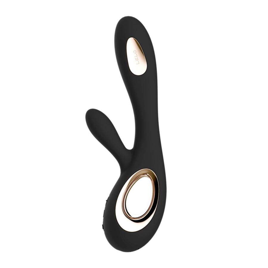 Vibrateur lapin noir à mouvement ondulatoire — LELO