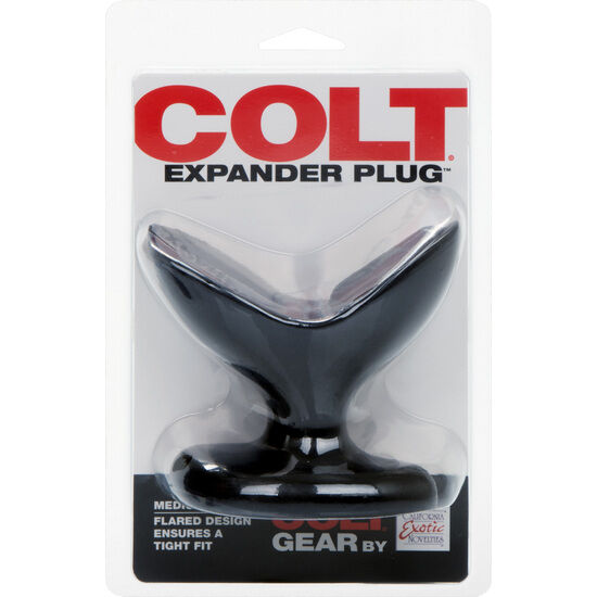 Plug anal d'expansion moyen noir — CALEXOTICS