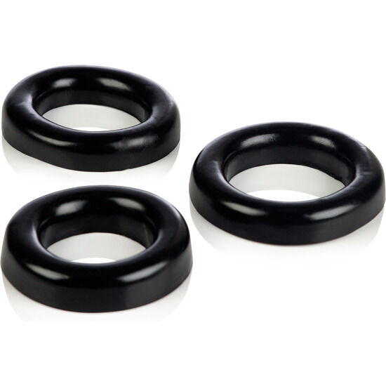 Ensemble de trois anneaux de contention en silicone — CALEXOTICS