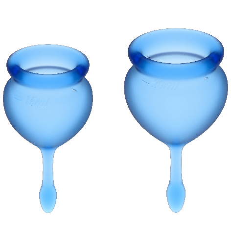 Kit de coupes menstruelles feel good — SATISFYER MENSTRUAL CUPS