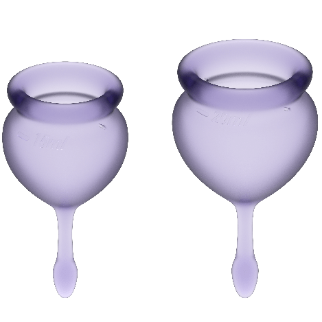 Coffret de deux coupes menstruelles en silicone — SATISFYER MENSTRUAL CUPS
