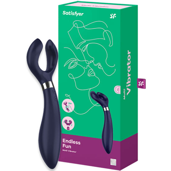 Multi vibrateur 3 moteurs à bras pivotants — SATISFYER PARTNER