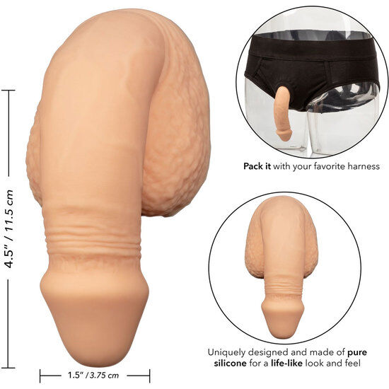 Pénis de packing en silicone souple 12,75 cm — CALEXOTICS