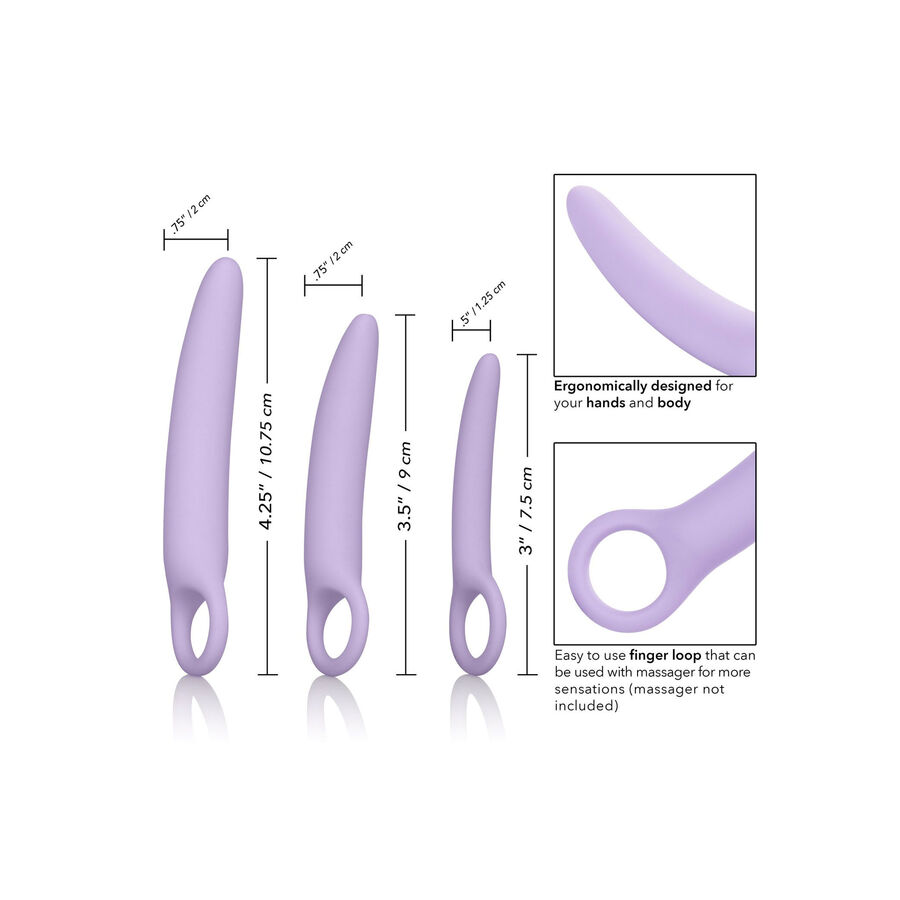 Ensemble de 3 dilatateurs en silicone — CALEXOTICS