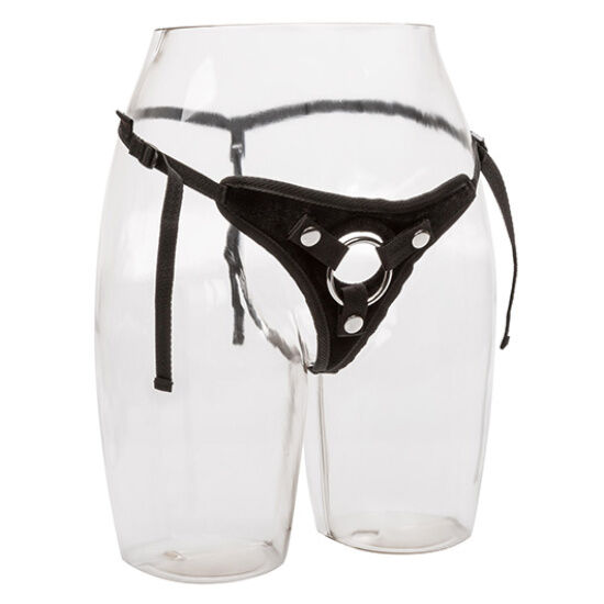 Harnais string princesse en velours — CALEXOTICS