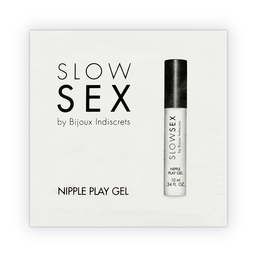 Gel stimulant pour mamelons à l'effet froid et saveur noix de coco en monodose — BIJOUX SLOW SEX
