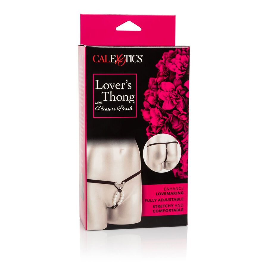 String coquin ajustable à perles de plaisir — CALEXOTICS