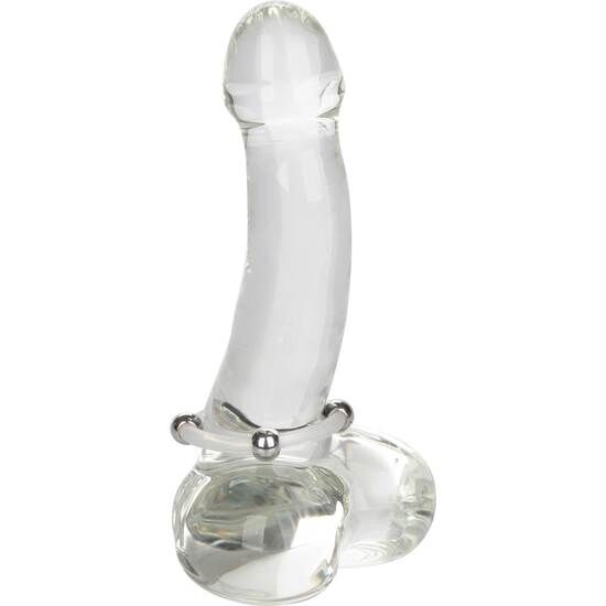 Bague de plaisir en silicone perlée et acier — CALEXOTICS