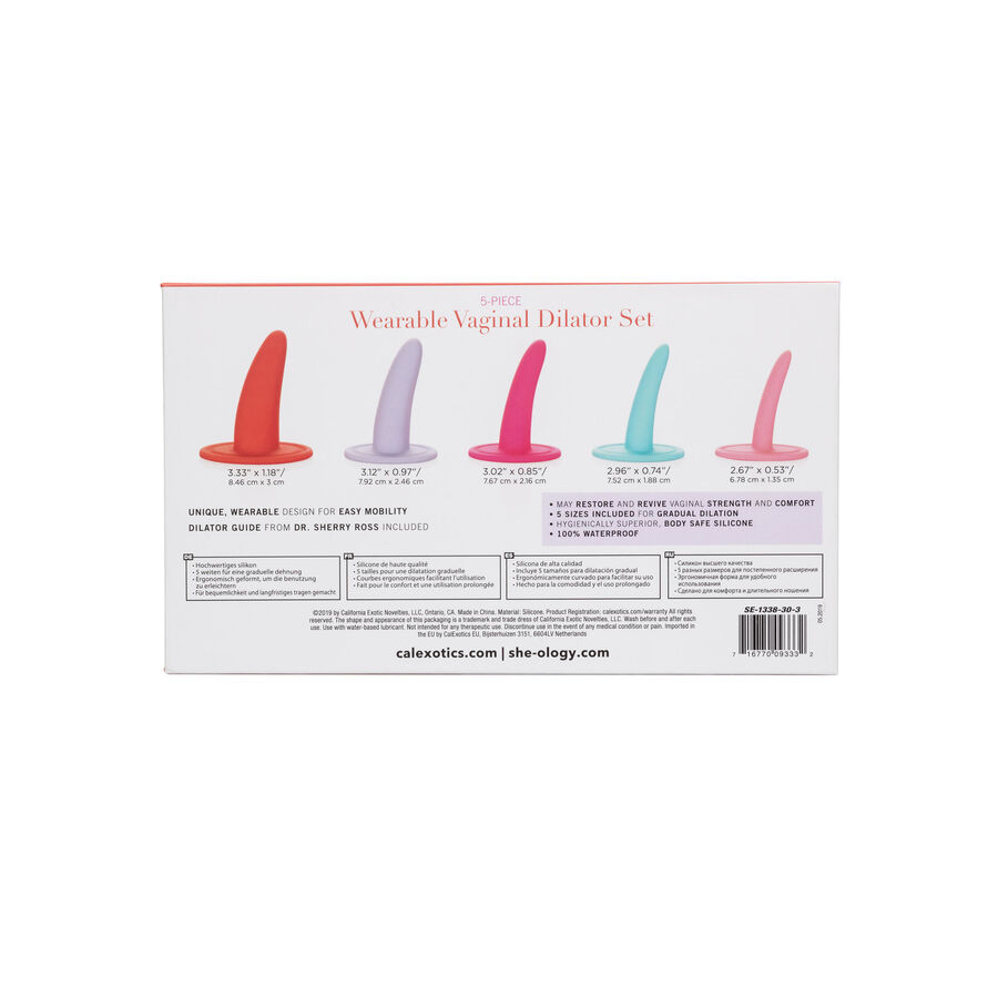Ensemble de dilatateurs vaginaux progressifs en silicone — CALEXOTICS